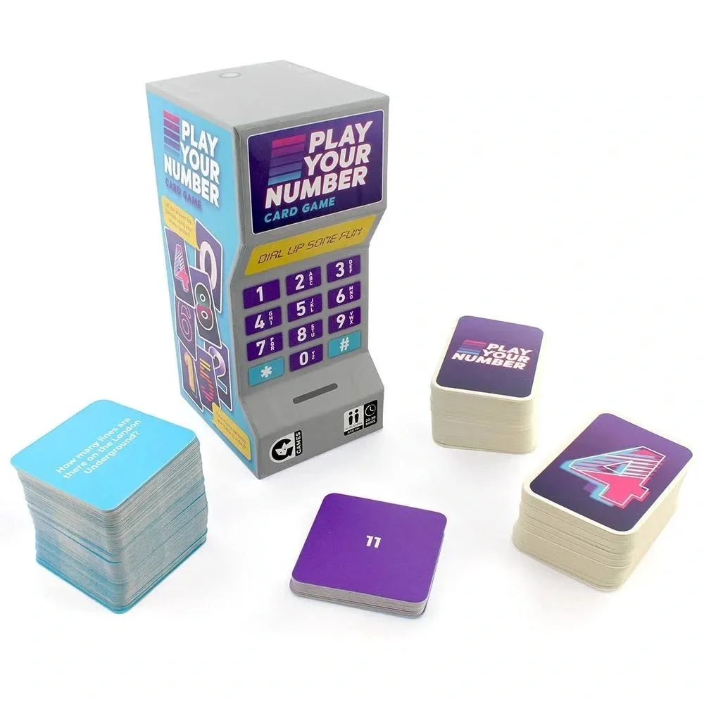 Play Your Number Family Trivia Card Game - Picture 4 of 9